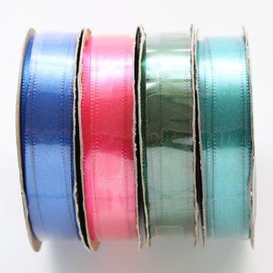 3/8" Ribbon Boutique gift wrap crafts 4 spools